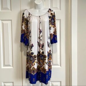 Uptown USA Multi Color Dress L
